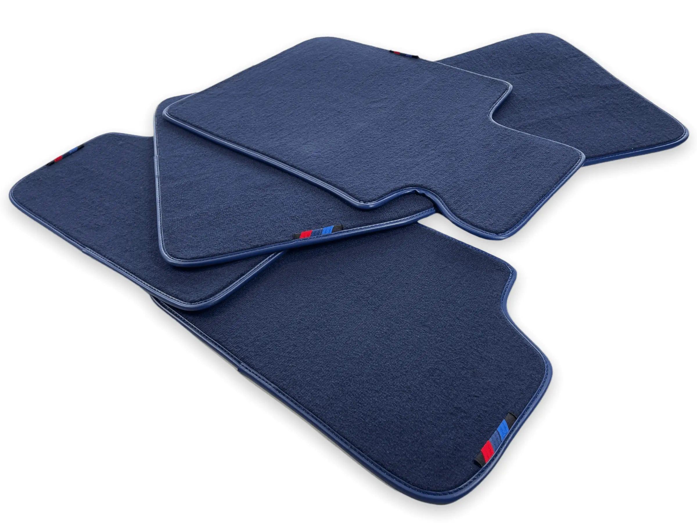 Dark Blue Mats For BMW M8 F93 4-door Gran Coupe With M Package - AutoWin