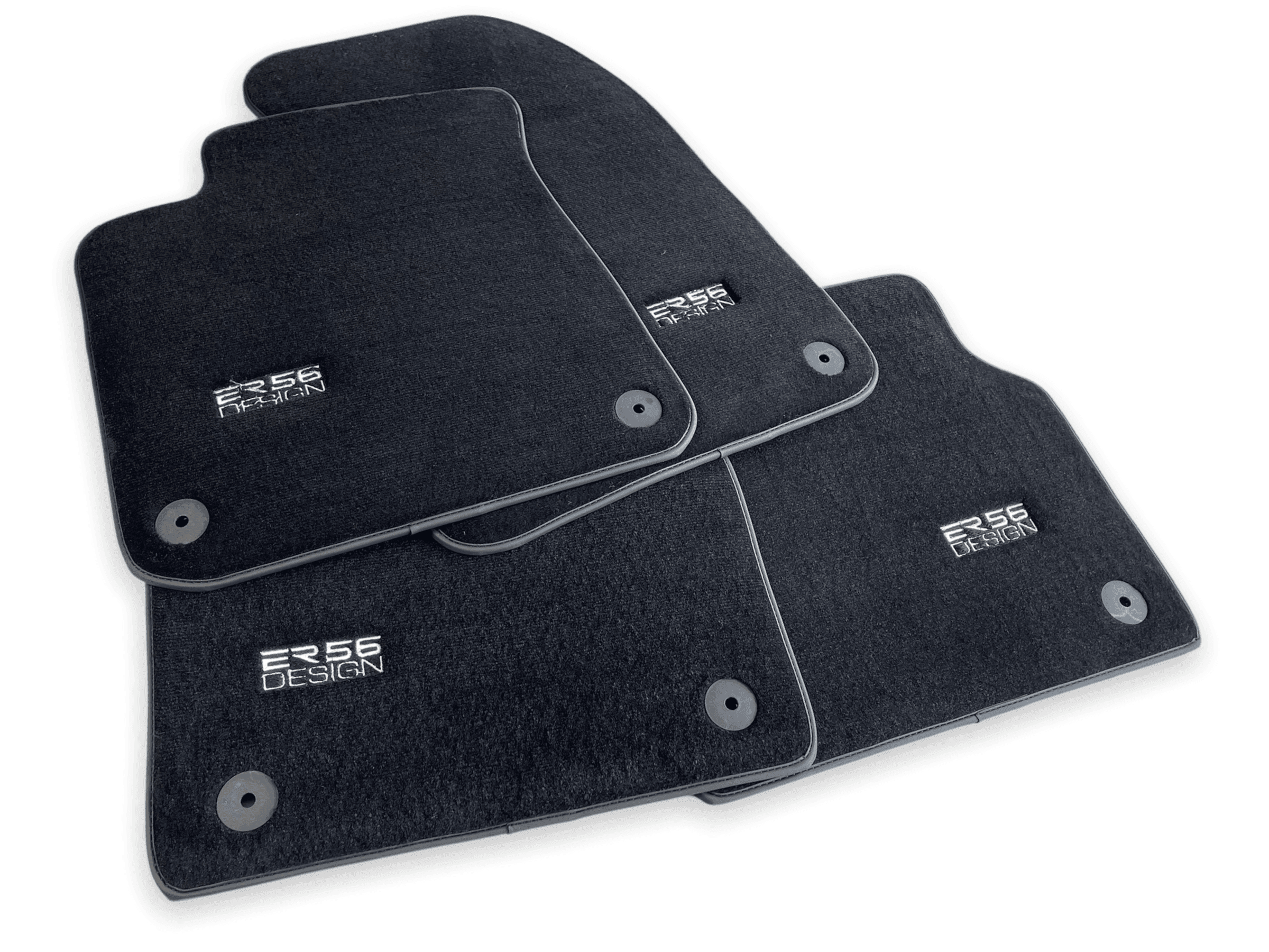 Floor Mats for Audi A4 - B6 Convertible (2002-2006) ER56 Design - AutoWin