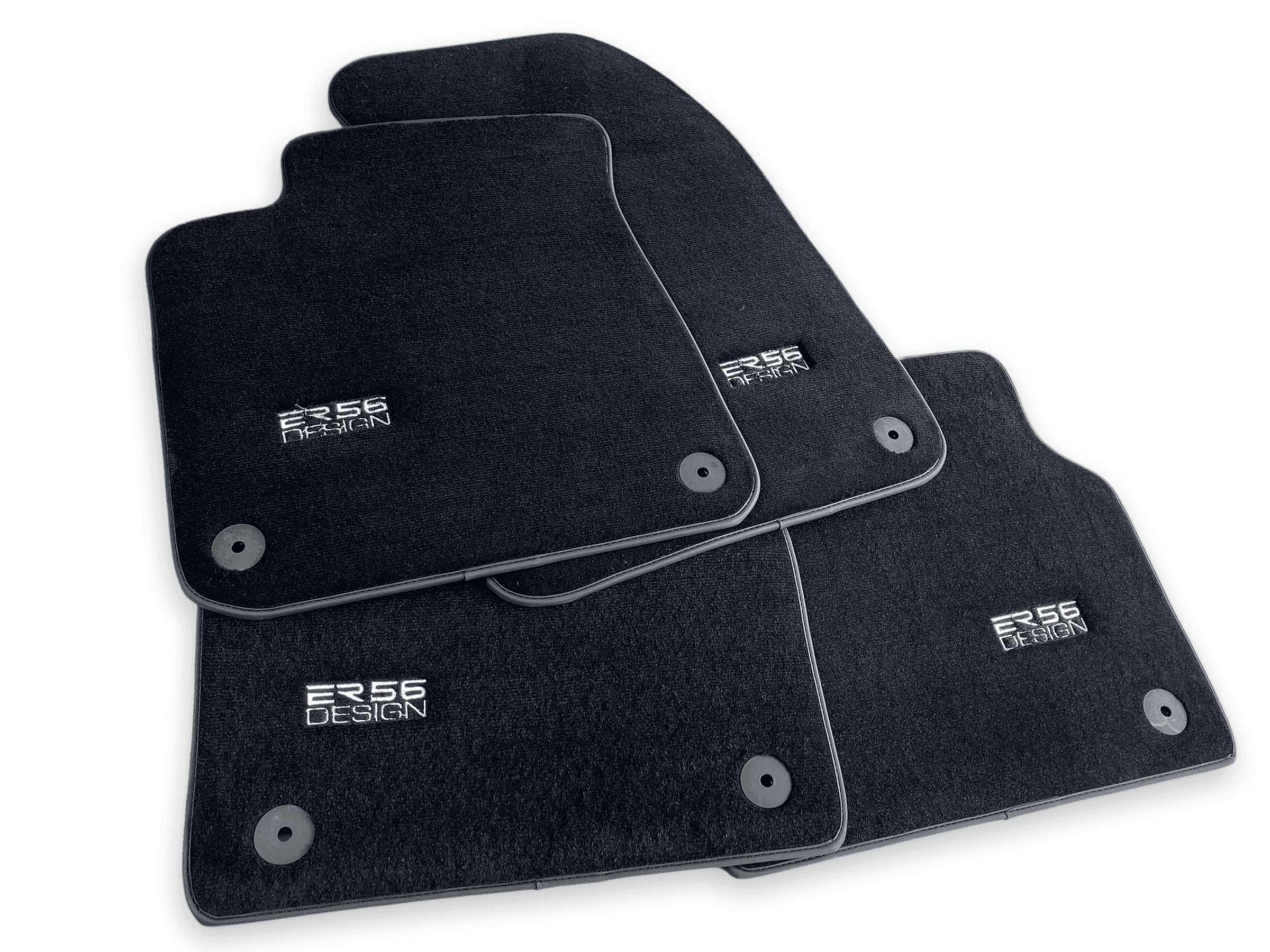 Floor Mats for Audi A4 - B6 Convertible (2002-2006) ER56 Design - AutoWin