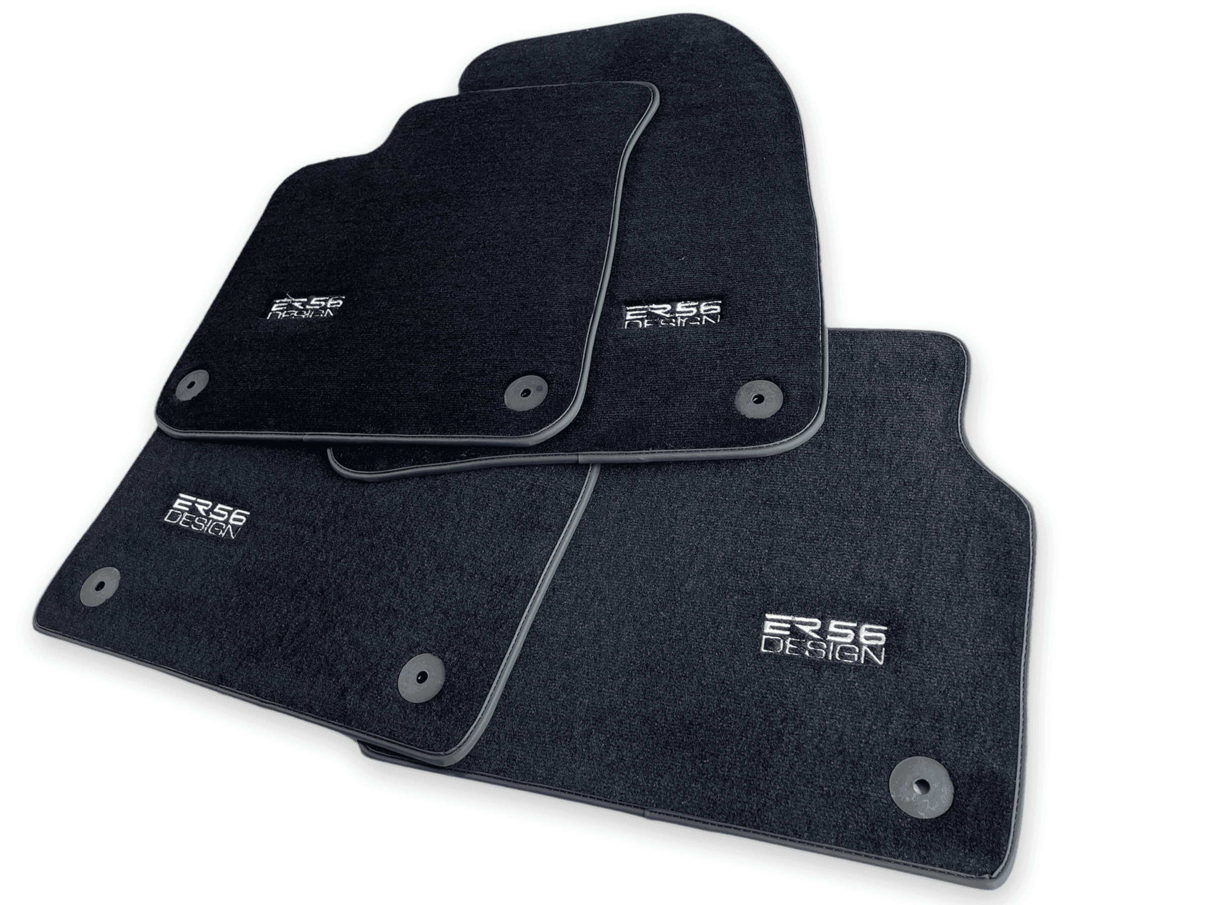 Floor Mats for Audi A4 - B6 Convertible (2002-2006) ER56 Design - AutoWin