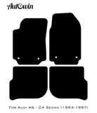 Floor Mats for Audi A6 - C4 Sedan (1994-1997) ER56 Design - AutoWin