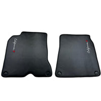 Floor Mats For Ferrari California T (2015-2018) Carbon Fiber Leather - AutoWin