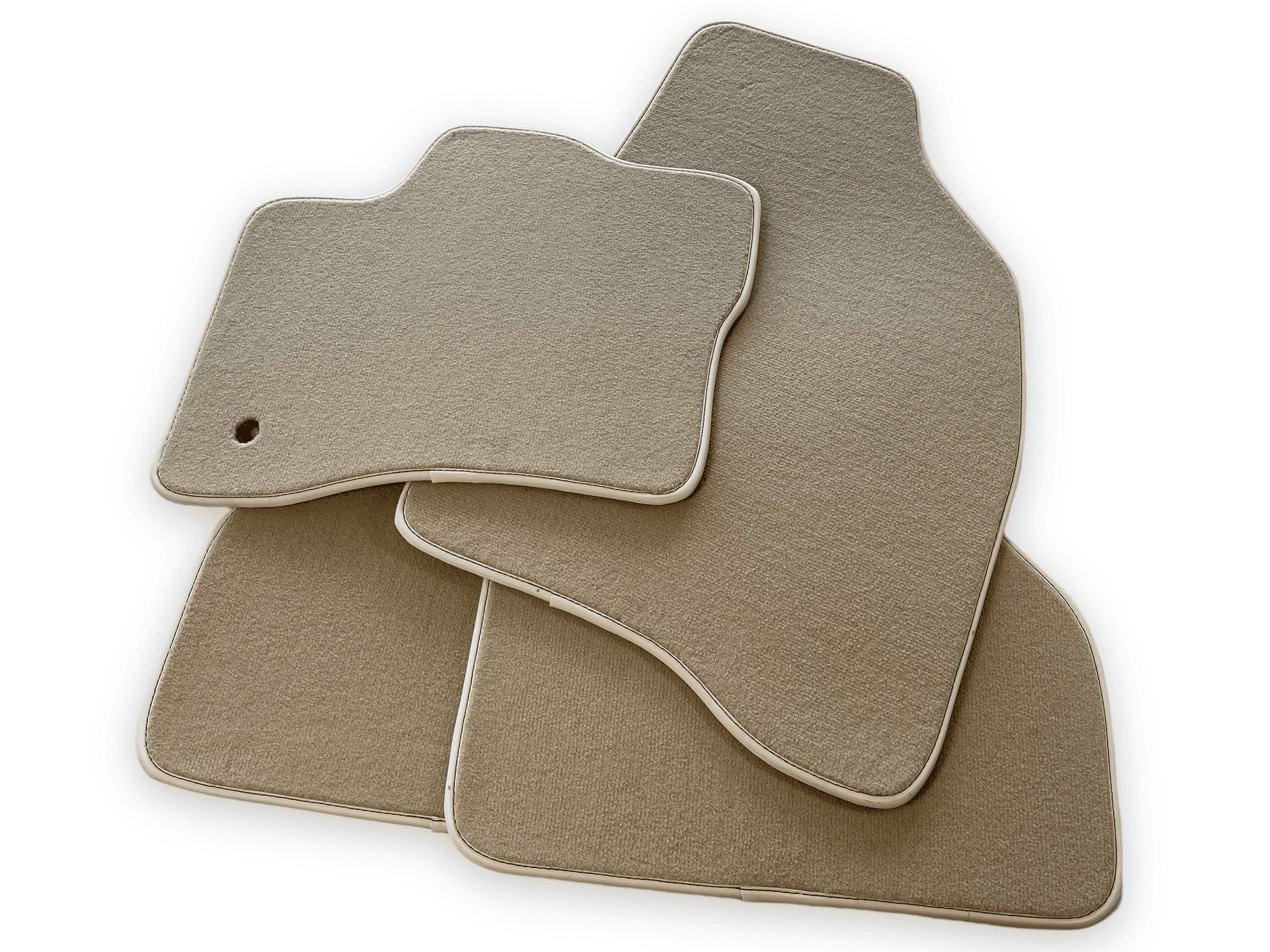 Floor Mats for Lincoln Zephyr (2006-2012) Sedan Beige Tailored Carpets - AutoWin