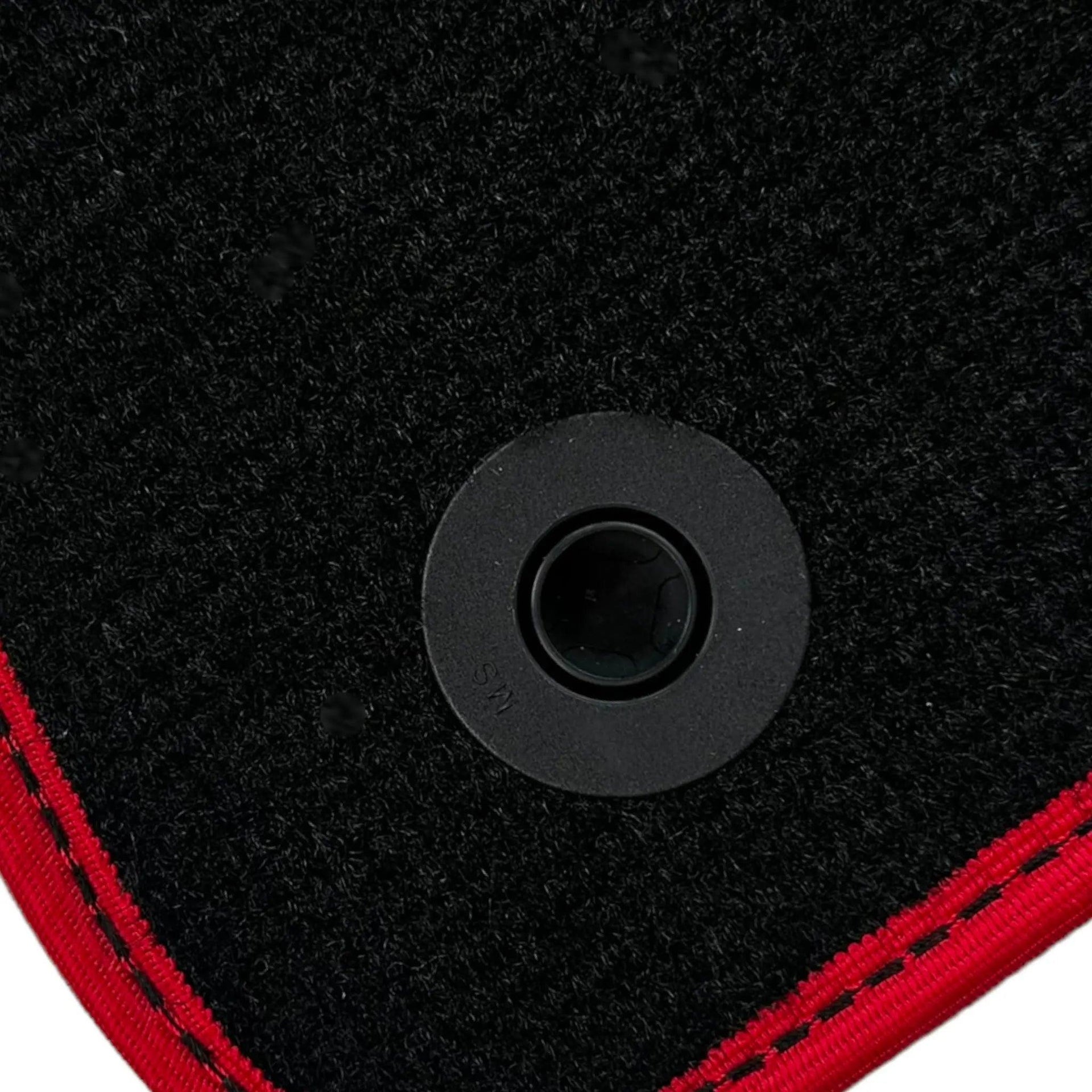 Floor Mats For Mercedes-Benz C Class W205 2014-2021 ER56 Design with Red Trim - AutoWin