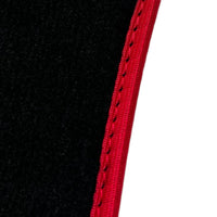 Floor Mats For Mercedes-Benz C Class W205 2014-2021 ER56 Design with Red Trim - AutoWin