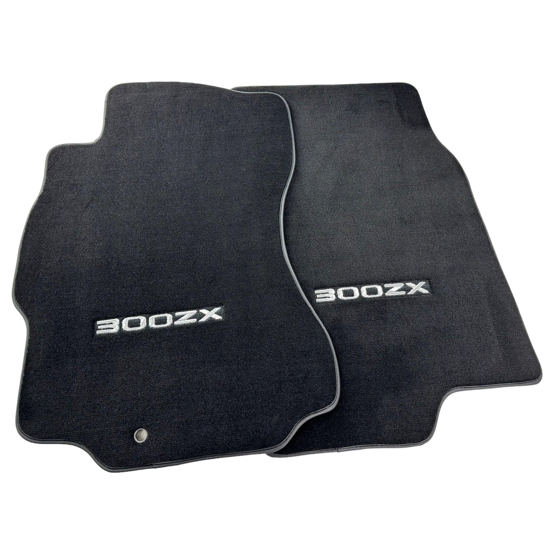 Floor Mats For Nissan 300ZX - Z32 (1990-2000) Tailored Black Carpets - AutoWin