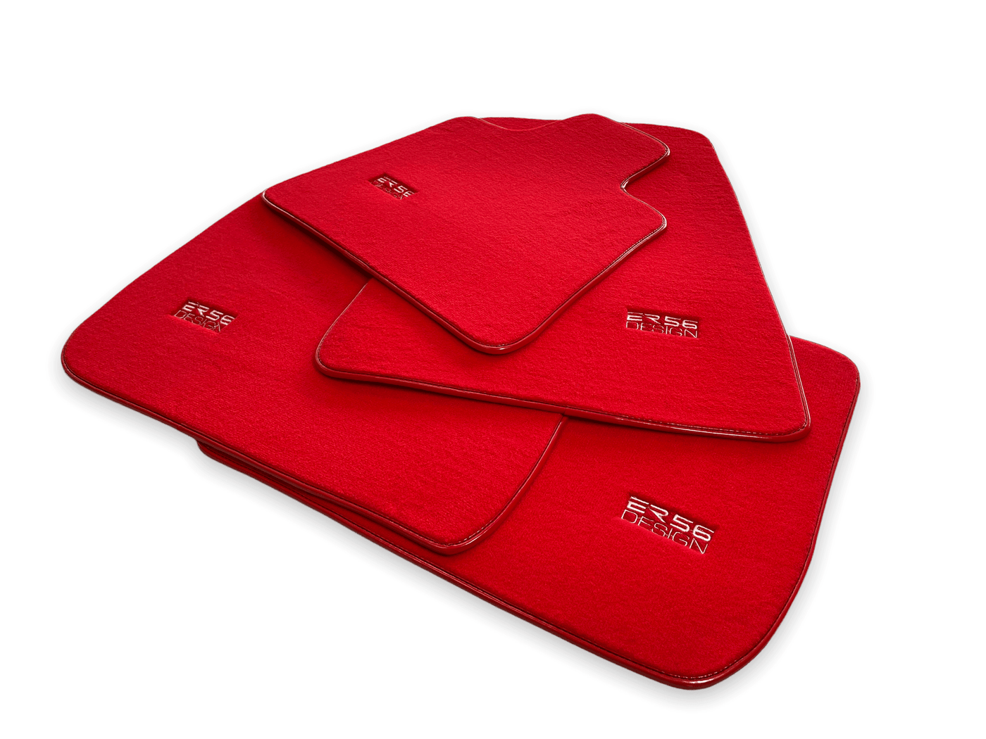 Floor Mats For Rolls Royce Spectre (2023-2024) Red ER56 Design - AutoWin