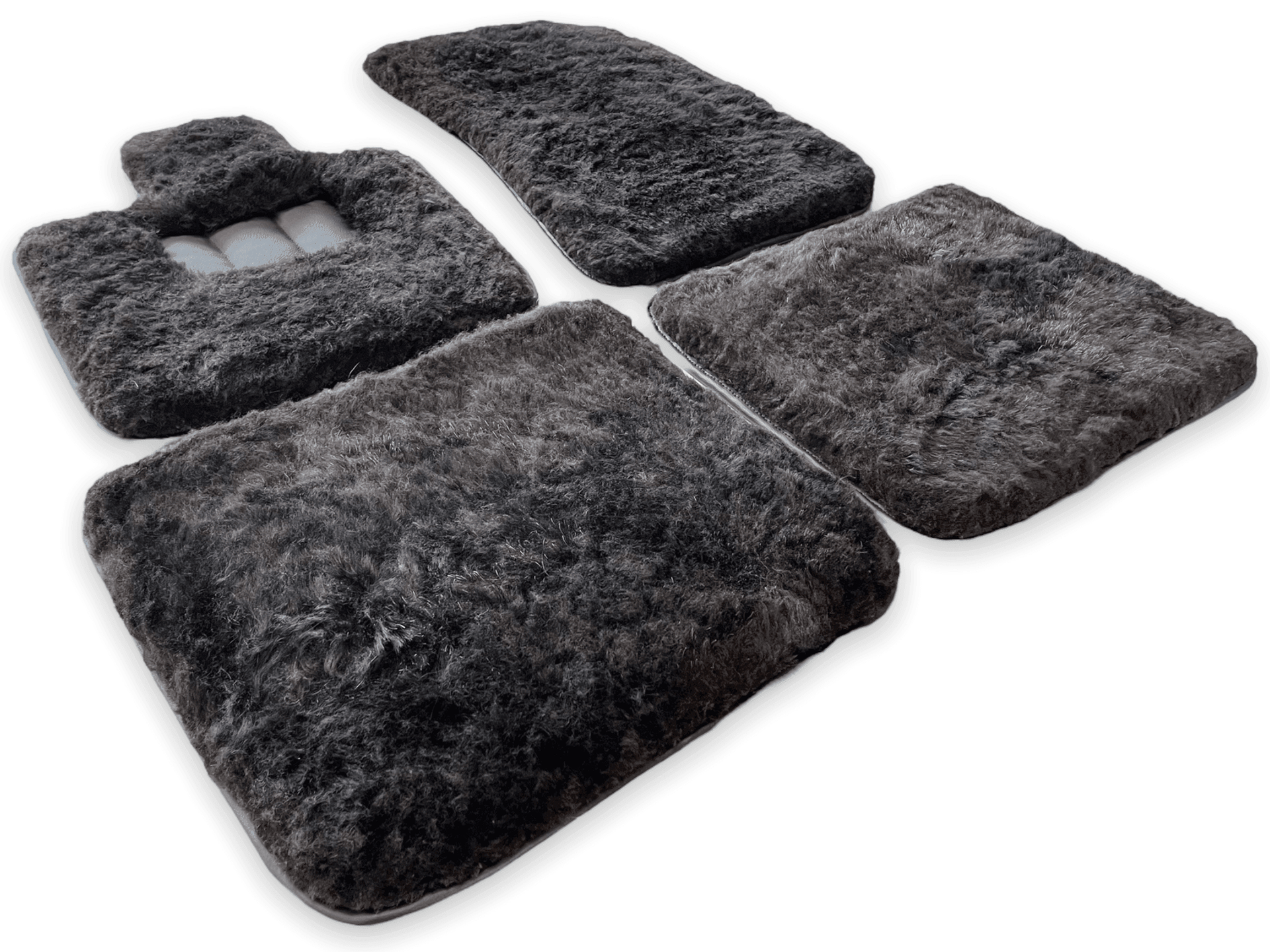Genuine Sheepskin Floor Mats Rolls Royce Spectre (2023-2024) Er56 Design Brand - AutoWin