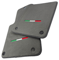 Gray Floor Mats For Ferrari 612 Scaglietti 2005-2011 Italian Edition - AutoWin