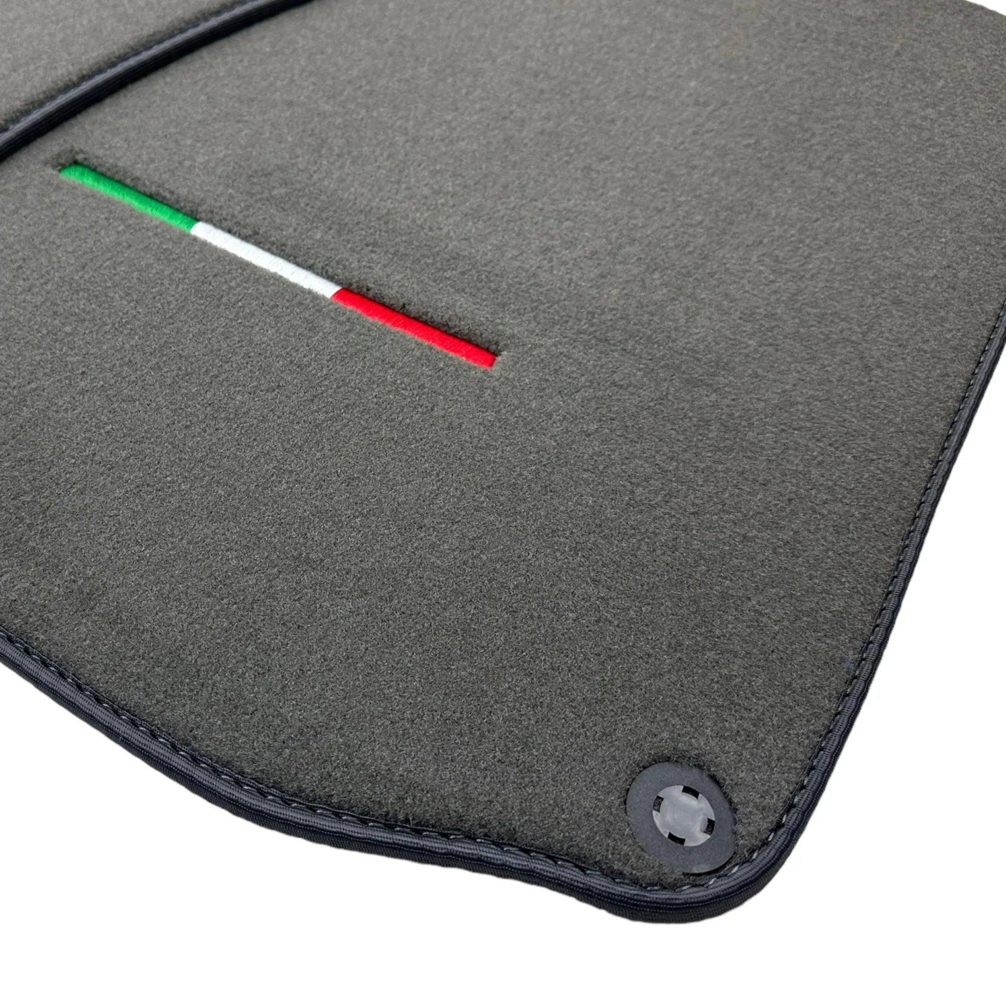 Gray Floor Mats For Ferrari GTC4 Lusso (2016-2023) Italian Edition - AutoWin