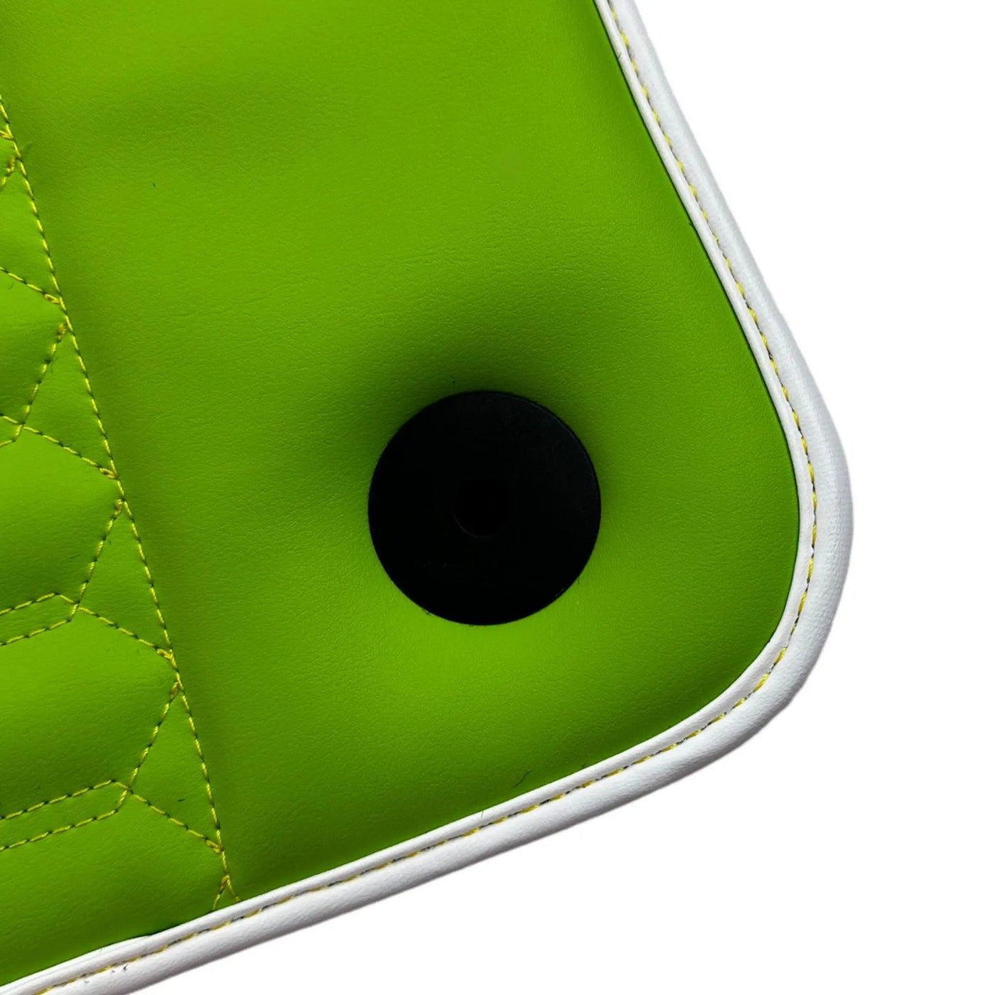 Green Leather Floor Mats for Lamborghini Urus (2018-2024) ER56 Design - AutoWin