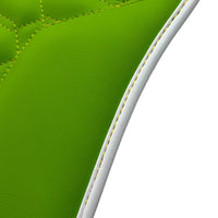 Green Leather Floor Mats for Lamborghini Urus (2018-2024) ER56 Design - AutoWin