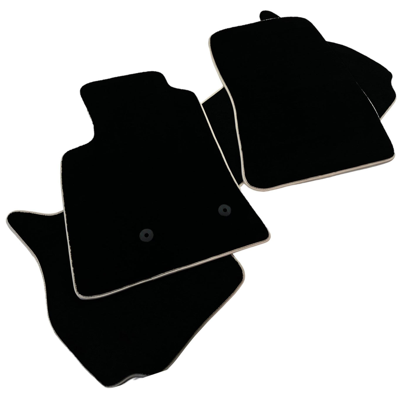 Black Floor Mats For Mitsubishi Pajero V80 (2006-2011) - AutoWin
