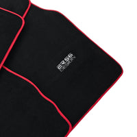 Black Floor Mats For Honda Civic V (1991-1995) ER56 Design - AutoWin