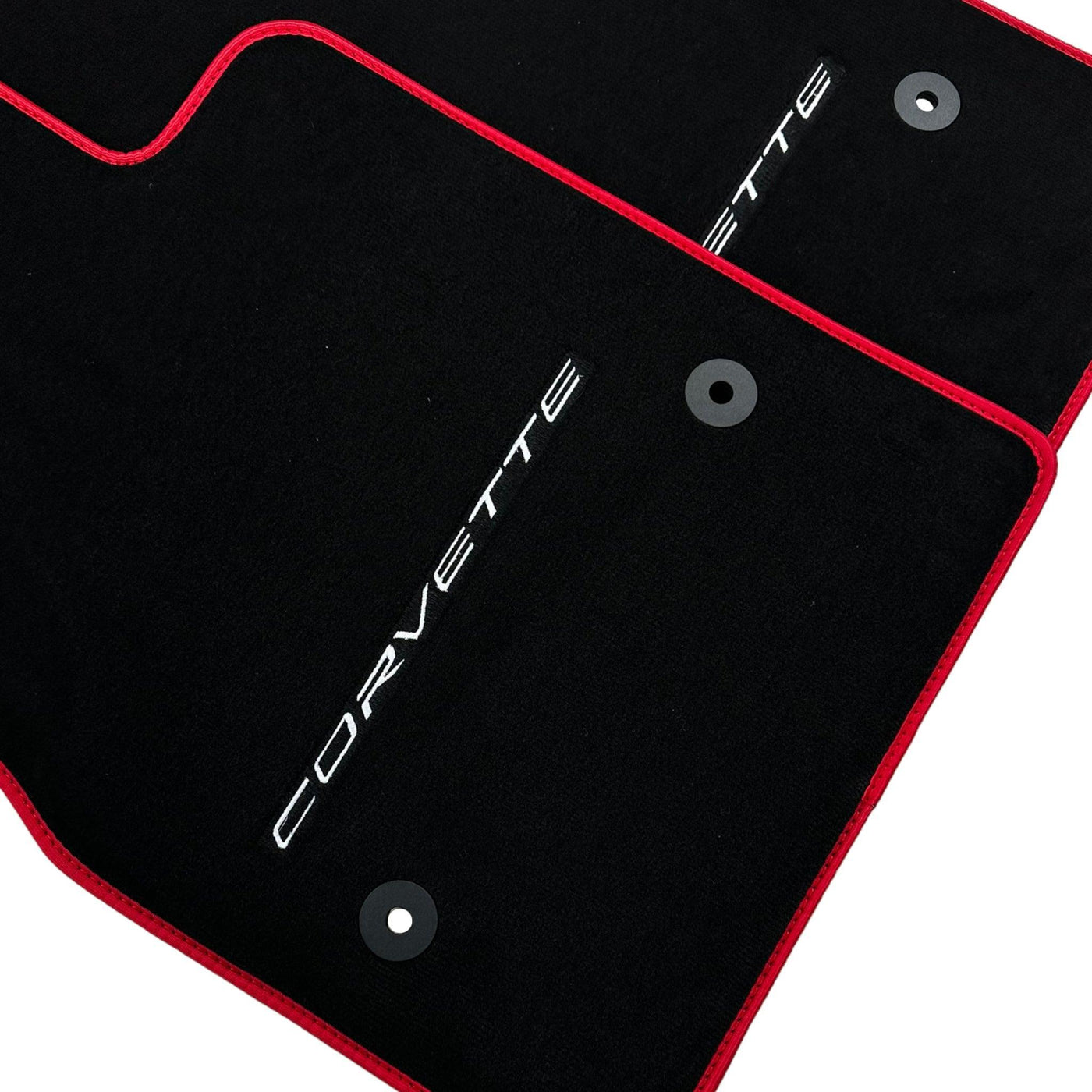 Black Floor Mats For Chevrolet Corvette C8 (2020-2024) - AutoWin