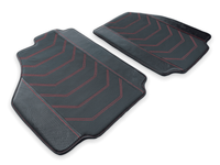 Leather Floor Mats for Ferrari 488 Pista Spider (2019-2021) with Carbon Fiber