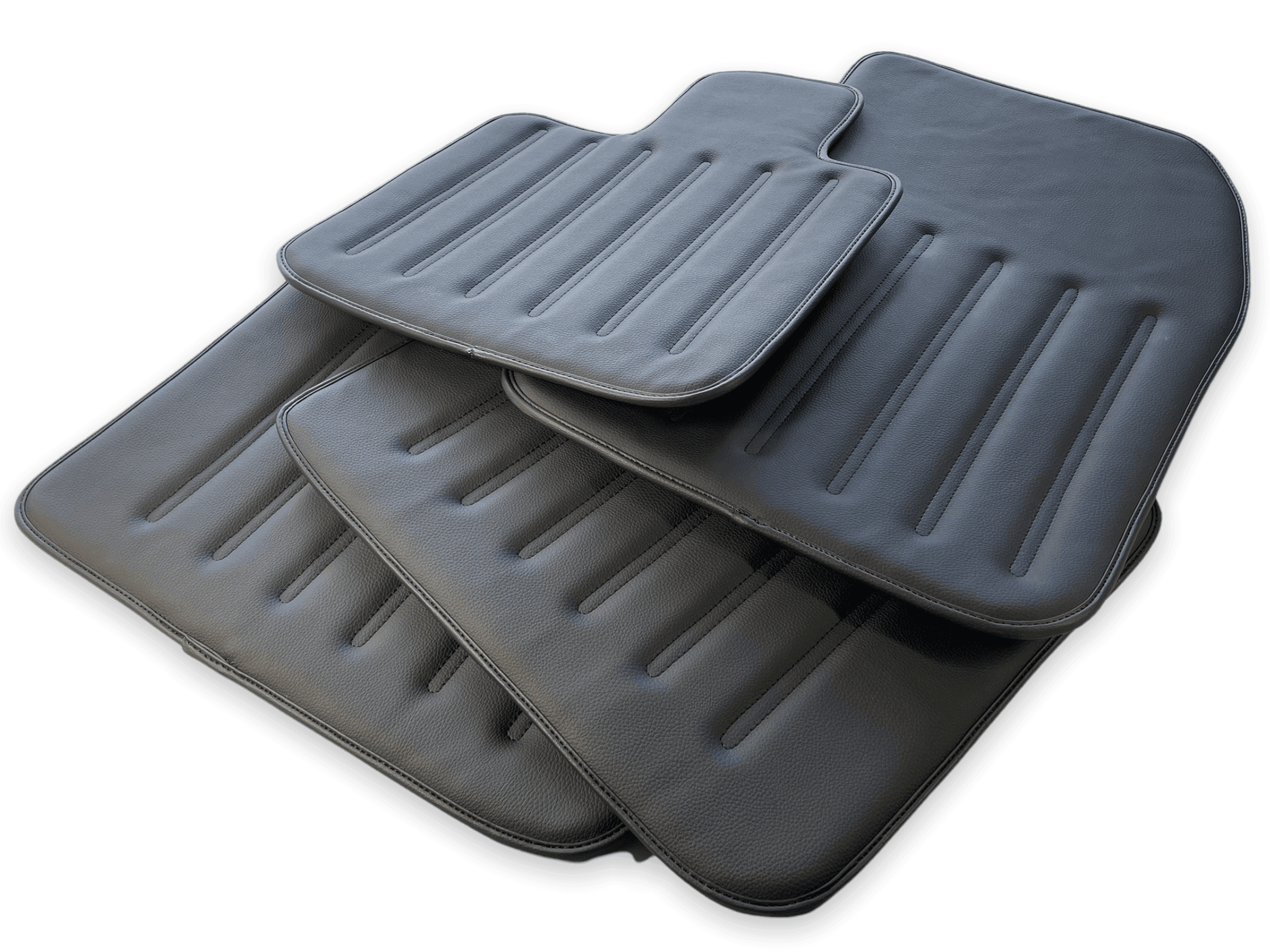 Leather Floor Mats For Rolls Royce Spectre (2023-2024) Black - AutoWin
