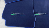 Tapetes de carro azul escuro para Alfa Romeo 166 (1998-2003)