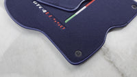 Dark Blue Floor Mats For Ferrari GTC4 Lusso (2016-2023) Italian Edition