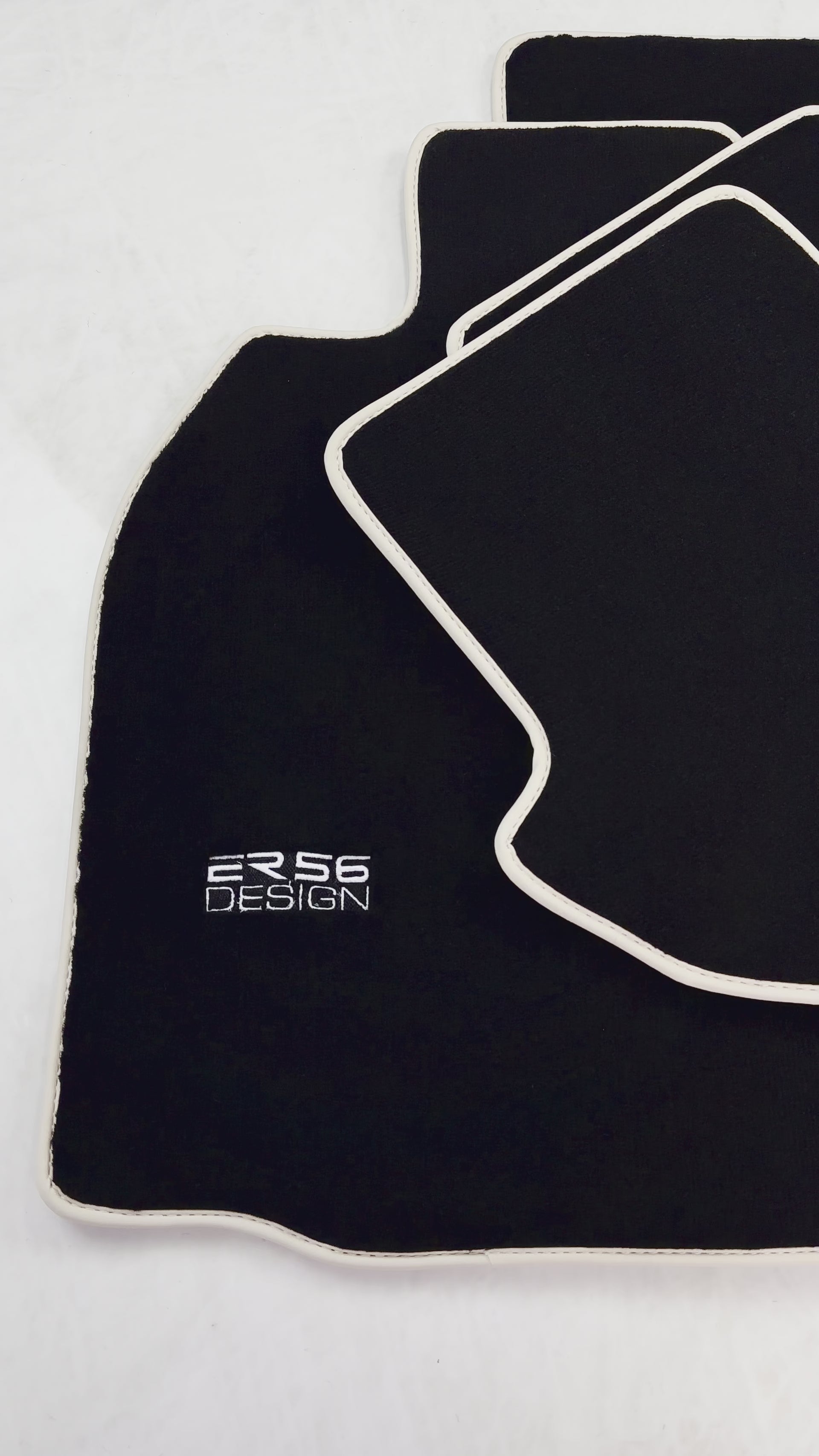 Tapetes de Carro Pretos para Porsche 911 - 997 (2005-2011) Design ER56 - ER56 Design