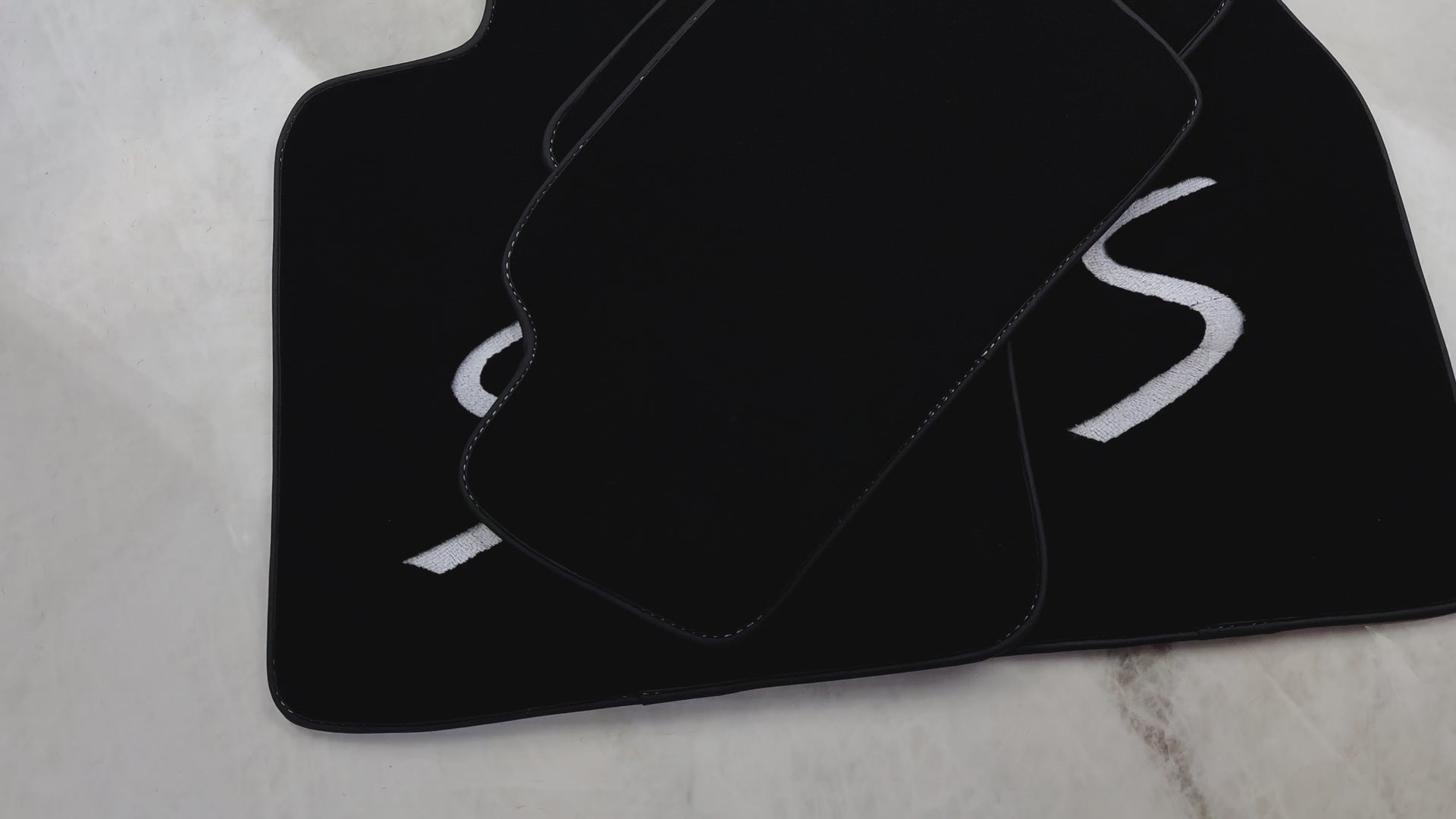 Mats de carro pretos para Mini Cabrio F57 Convertible (2016-2023) - AutoWin