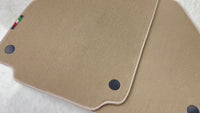 Beige Floor Mats for Ferrari 488 GTB (2016-2022) | Italian Edition