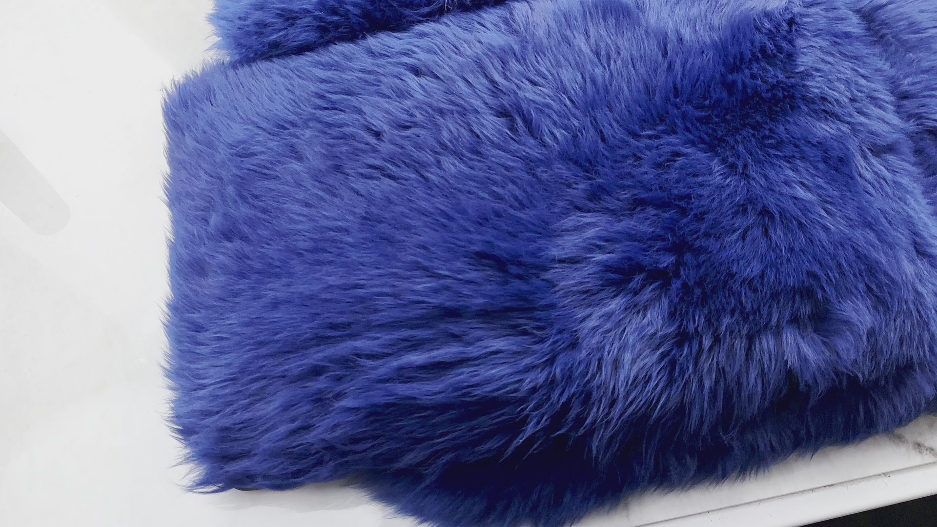 Tapetes de carro de pele de ovelha azul marinho para Rolls Royce Cullinan RR31 (2018-2025) | Design ER56 - ER56 Design