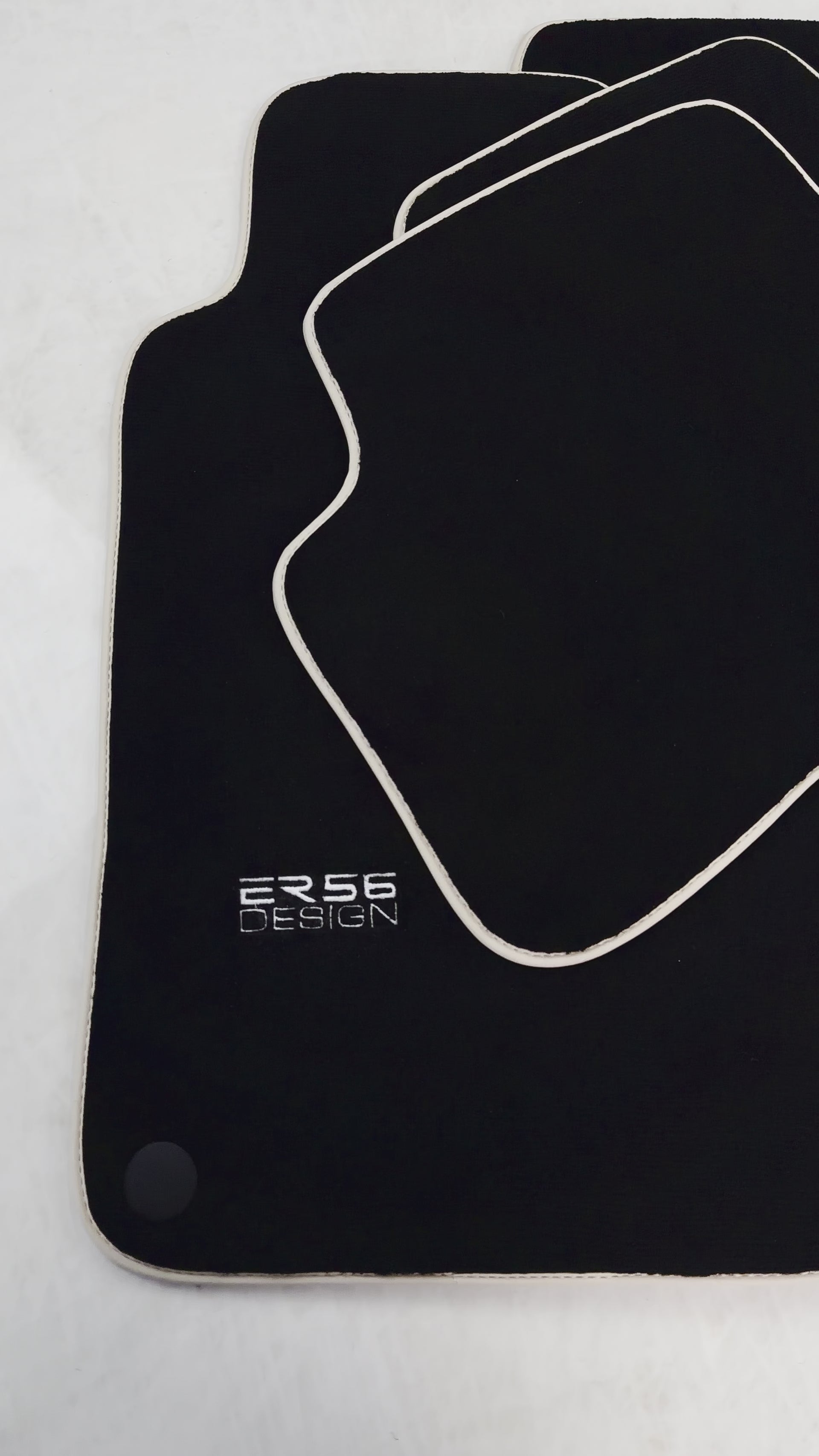 Tapetes de carro pretos para Mercedes Benz C-Class W203 (2000-2007) Design ER56 - ER56 Design