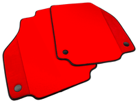 Red Floor Mats For Ferrari 488 GTB 2016-2022 With Red Alcantara Leather - AutoWin