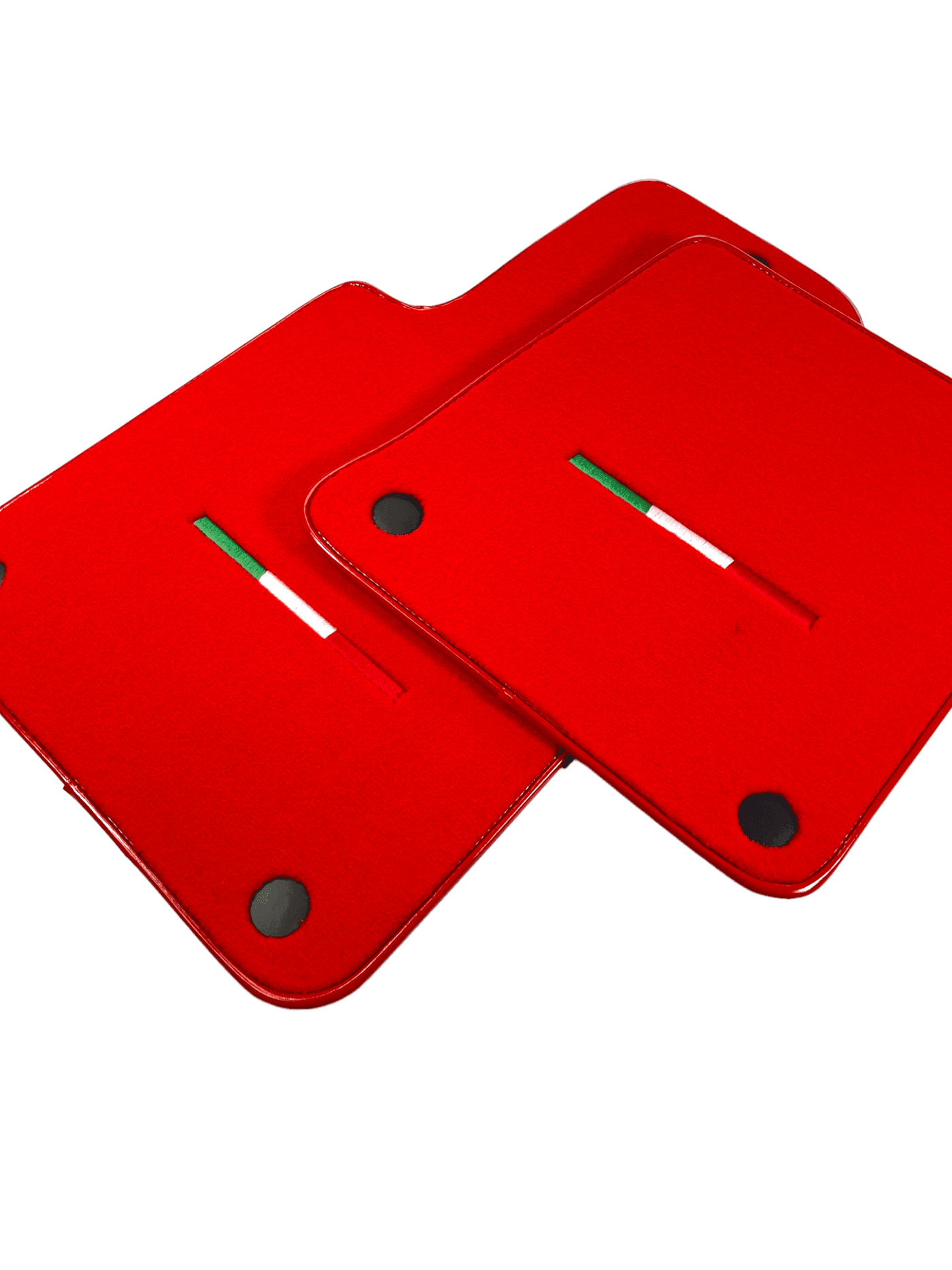 Red Floor Mats For Ferrari 612 Scaglietti 2005-2011 Italian Edition - AutoWin