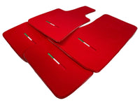 Red Floor Mats For Maserati Coupé (2001-2007) Italy Edition - AutoWin