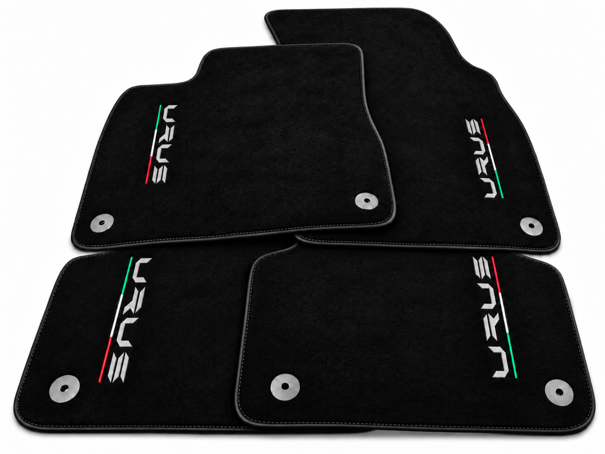 Tapetes para automóvel para Lamborghini Urus Preto Feito à medida Edição Laranja - Preto