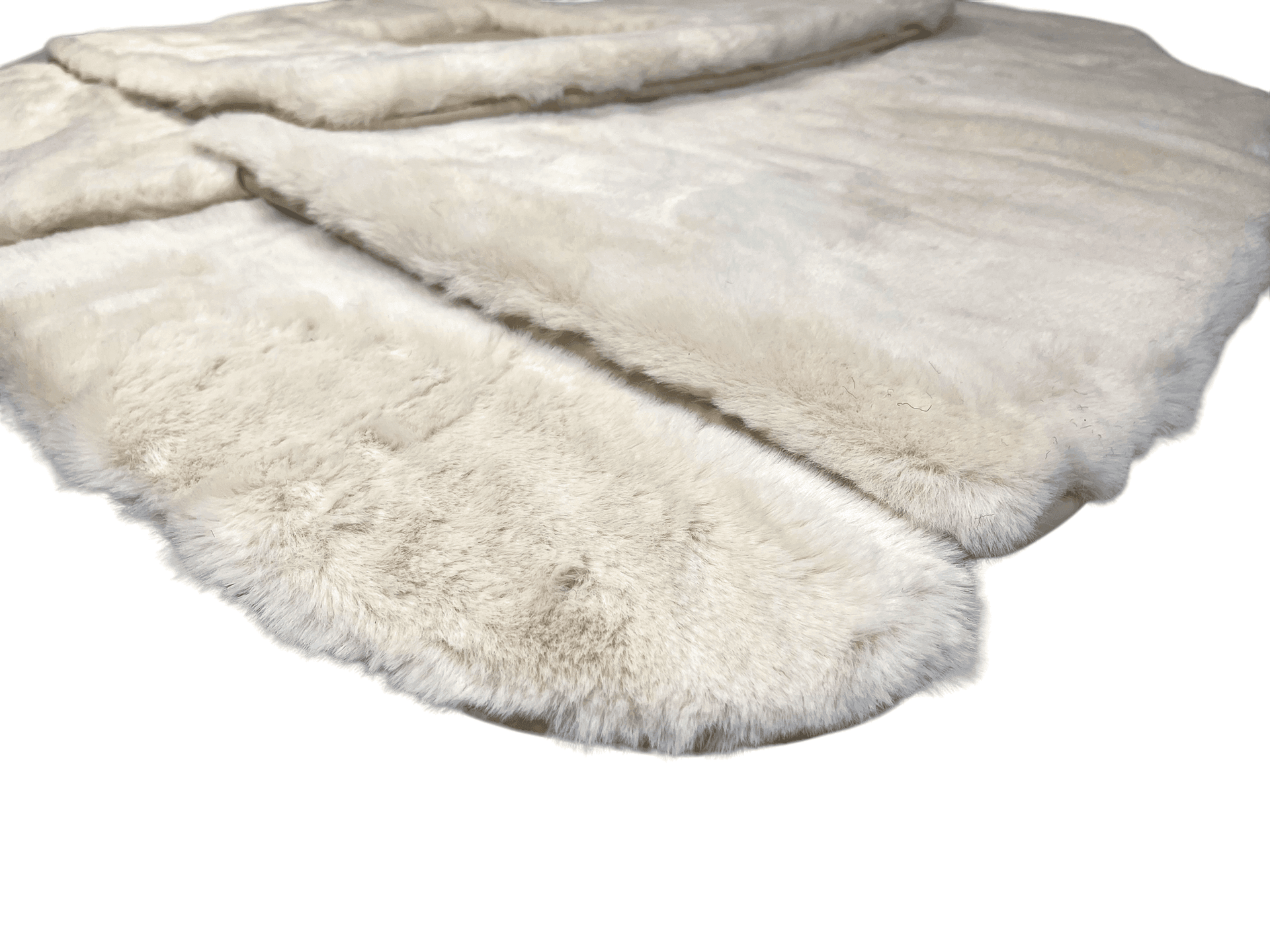 White Sheepskin Floor Mats For Bentley Continental GTC (2006–2011) Er56 Design - AutoWin