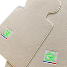 Beige Floor Mats For BMW 5 Series E39 Brand Tailored Set Perfect Fit - AutoWin