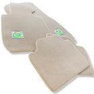 Beige Floor Mats For BMW 5 Series E39 Brand Tailored Set Perfect Fit - AutoWin