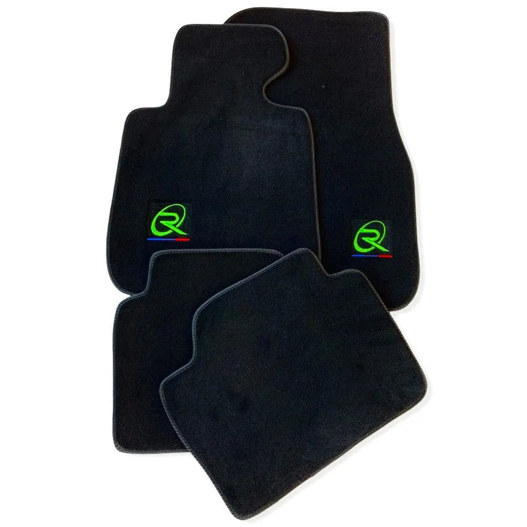 Black Floor Mats For BMW 3 Series E93 Tailored Set Perfect Fit - AutoWin