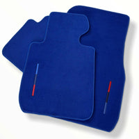 Blue Floor Mats For BMW 3 Series G20 With M Package - AutoWin