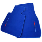 Blue Floor Mats For BMW M8 Series Gran Coupe F93 With M Package - AutoWin
