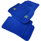 Blue Floor Mats For BMW X5 Series G05 Tailored Set Perfect Fit - AutoWin