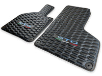 Blue Stitched Carbon Mats for Lamborghini Huracan Sto