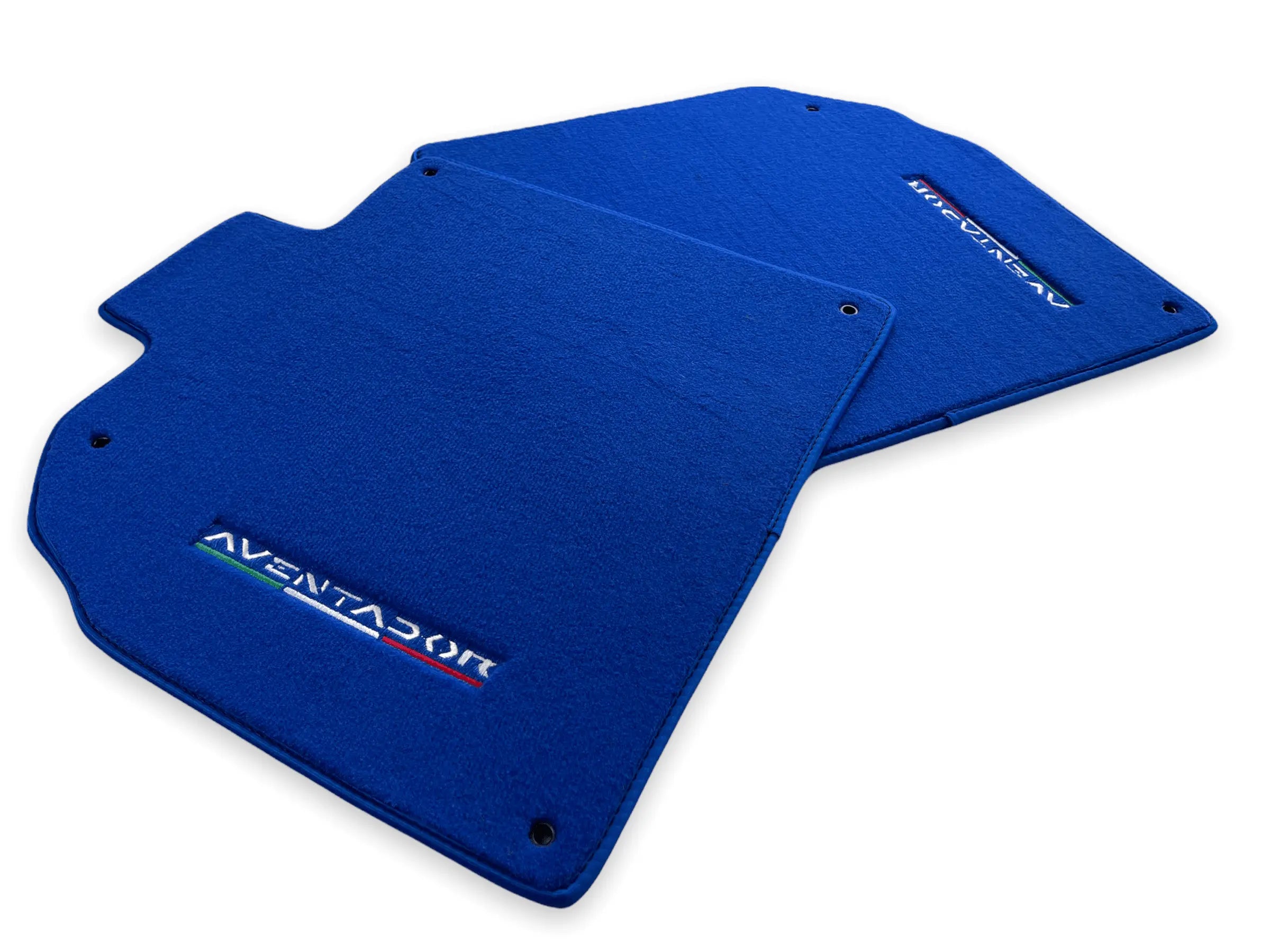 Floor Mats for Lamborghini Aventador Blue Color Carpet - AutoWin