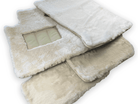 Luxury White Sheepskin Floor Mats for Rolls Royce Ghost Series II (2021-2024)