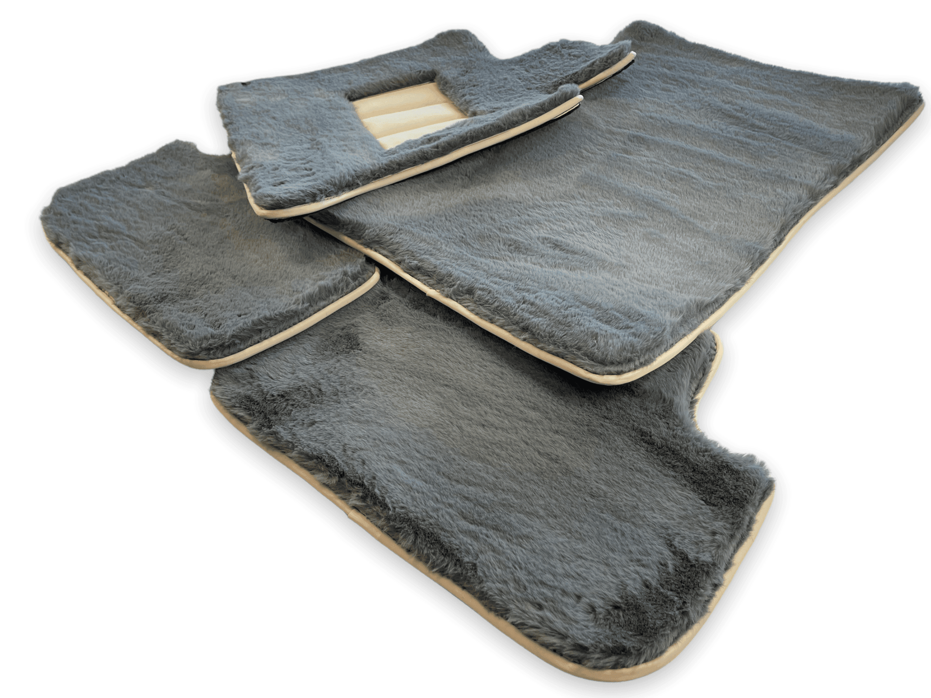 Sheepskin Floor Mats For Rolls Royce Phantom Drophead Coupe 2007–2016 Er56 Design Brand - AutoWin