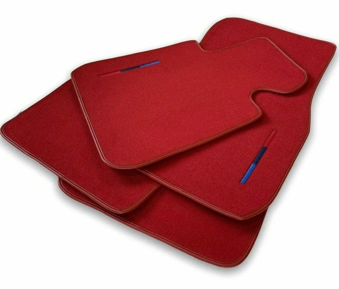 Red Floor Mats For BMW 4 Series F33 With M Package - AutoWin