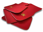 Red Floor Mats For BMW X5 Series G05 ROVBUT Brand Tailored Set Perfect Fit Green SNIP Collection - AutoWin