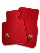 Red Floor Mats For BMW X5 Series G05 ROVBUT Brand Tailored Set Perfect Fit Green SNIP Collection - AutoWin