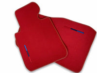 Red Floor Mats For BMW i3 Series I01 With M Package - AutoWin