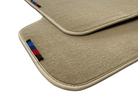 Beige Floor Mats For BMW 1 Series E82 With M Package - AutoWin