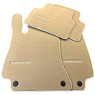 Beige Floor Mats For Mercedes Benz C-Class S203 Estate 4Matic (2001-2007) | Limited Edition - AutoWin