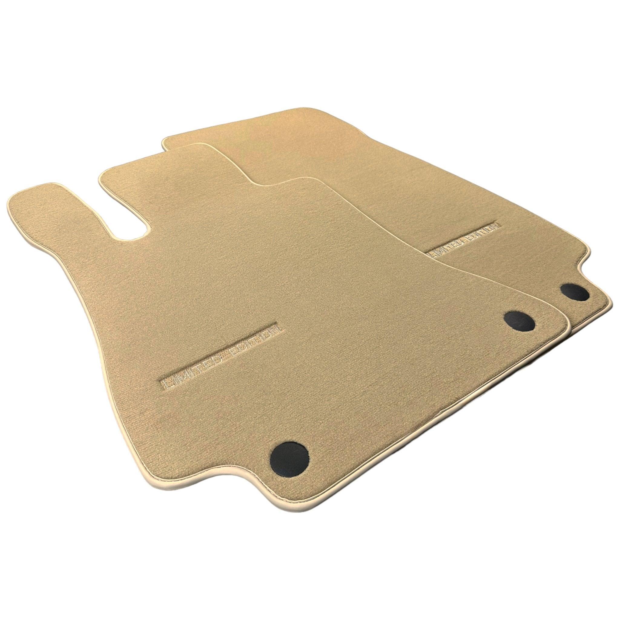 Beige Floor Mats For Mercedes Benz C-Class S204 Estate (2007-2014) | Limited Edition - AutoWin